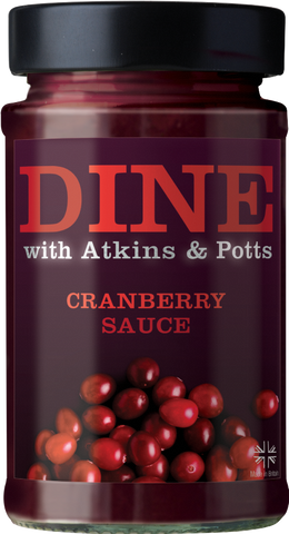 ATKINS & POTTS Cranberry Sauce 240g (Pack of 6)