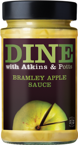 ATKINS & POTTS Bramley Apple Sauce 195g (Pack of 6)