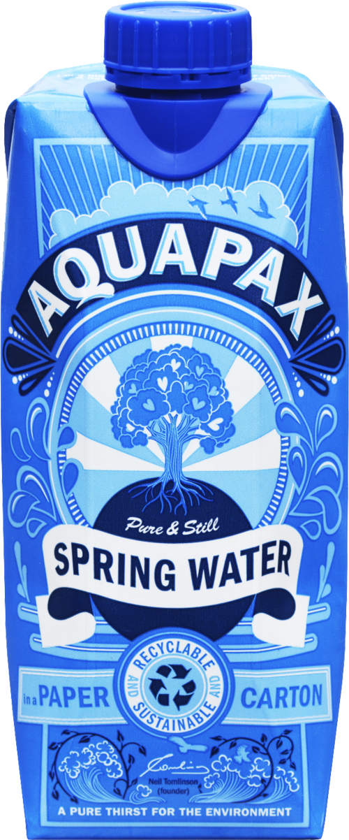AQUAPAX Natural Spring Water 500ml (Pack of 12)