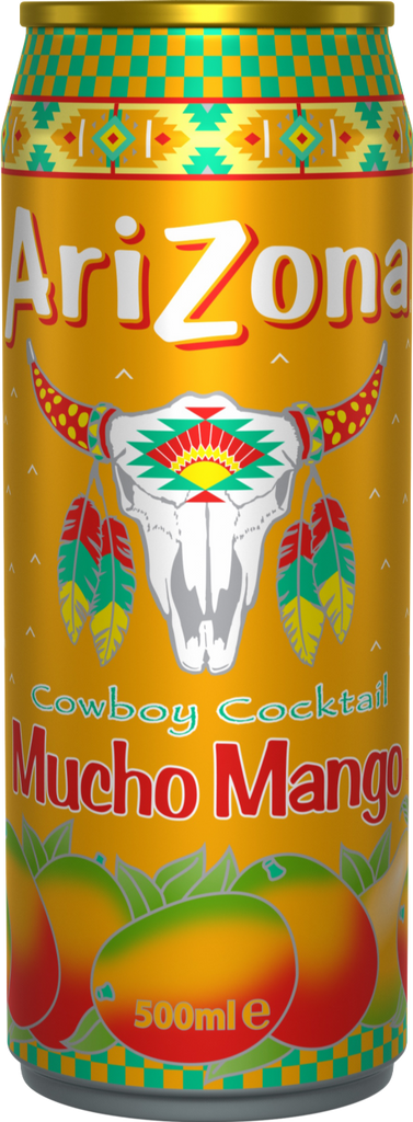 ARIZONA Cowboy Cocktail Mucho Mango - Can 500ml (Pack of 12)