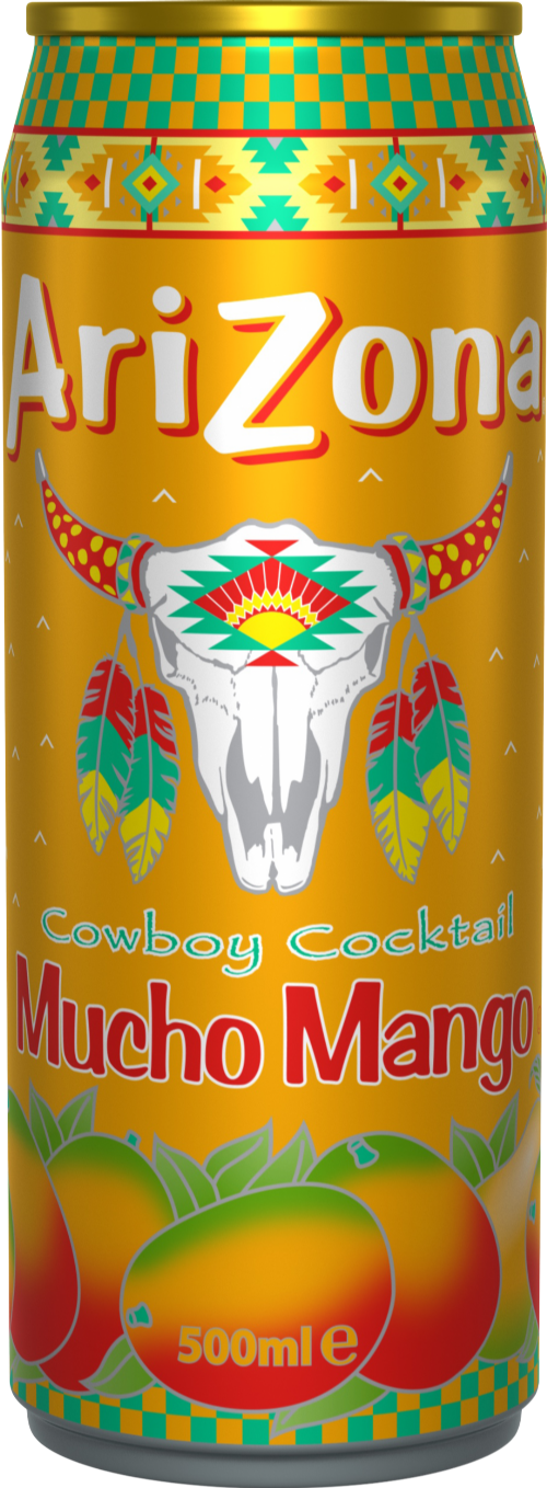 ARIZONA Cowboy Cocktail Mucho Mango - Can 500ml (Pack of 12)