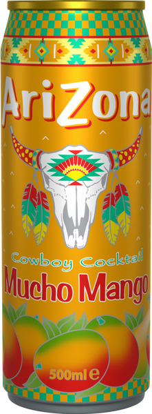 ARIZONA Cowboy Cocktail Mucho Mango - Can 500ml (Pack of 12)