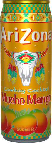 ARIZONA Cowboy Cocktail Mucho Mango - Can 500ml (Pack of 12)