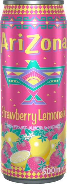 ARIZONA Cowboy Cocktail Strawberry Lemonade - Can 500ml (Pack of 12)