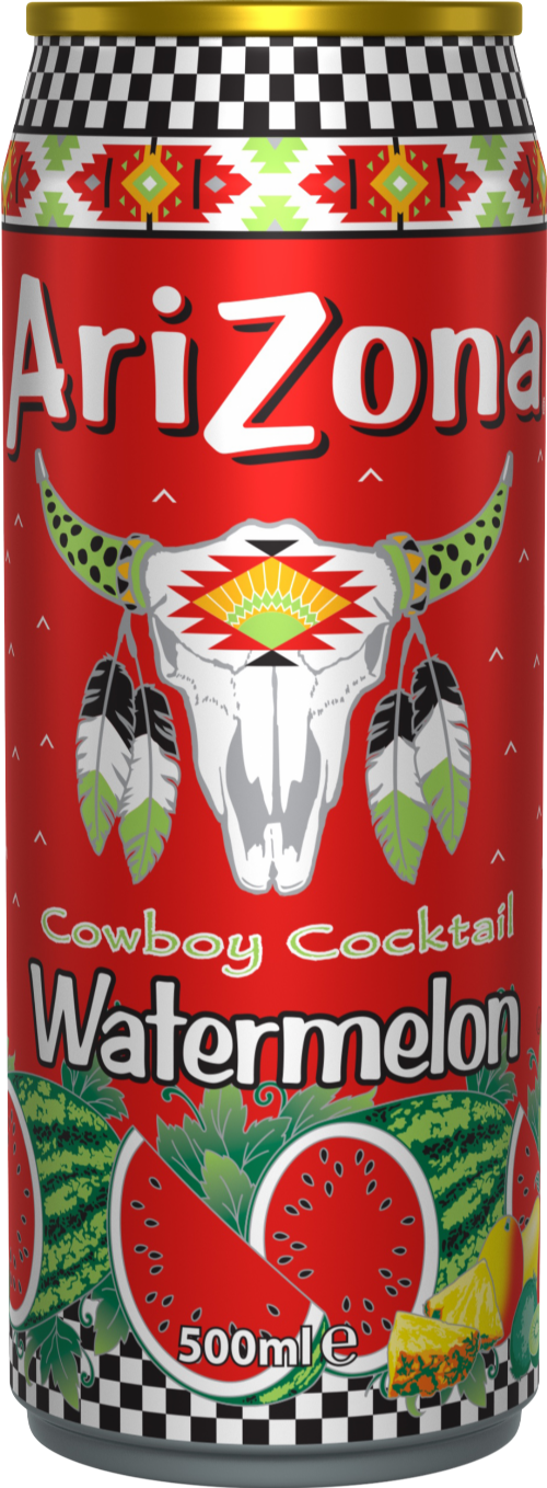 ARIZONA Cowboy Cocktail Watermelon - Can 500ml (Pack of 12)