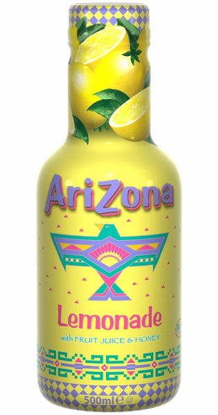 ARIZONA Lemonade with Fruit Juice & Honey - PET 500ml (Pack of 6)