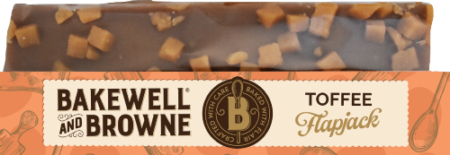 BAKEWELL & BROWNE Toffee Topped Flapjack 80g (Pack of 15)