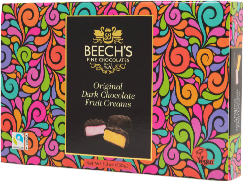 BEECH'S Dark Chocolate Fruit Creams 150g (Pack of 6)