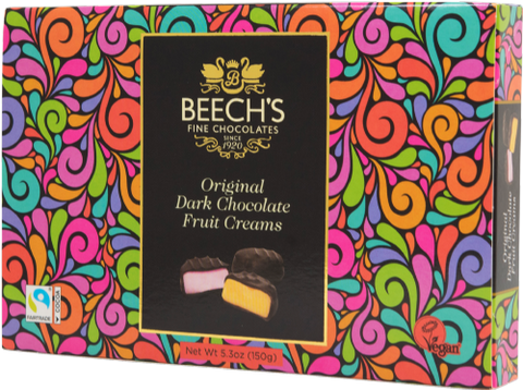 BEECH'S Dark Chocolate Fruit Creams 150g (Pack of 6)