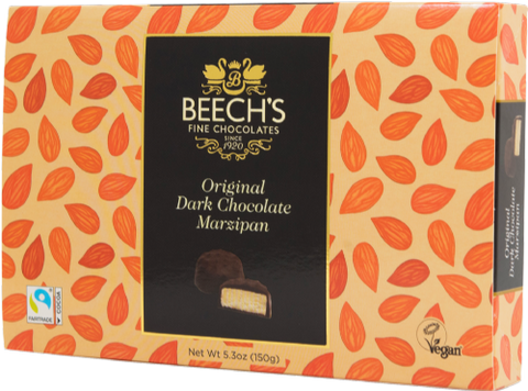 BEECH'S Original Dark Chocolate Marzipan 150g (Pack of 6)