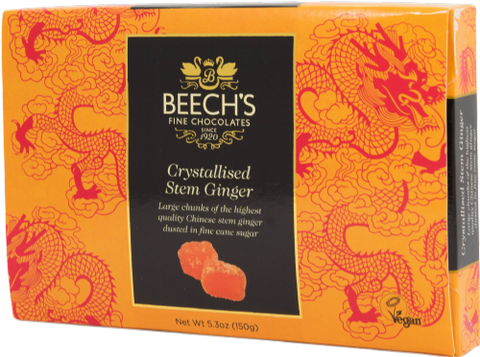 BEECH'S Crystallised Ginger 150g (Pack of 6)