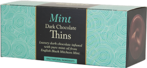 BEECH'S Mint Dark Chocolate Thins 150g (Pack of 8)