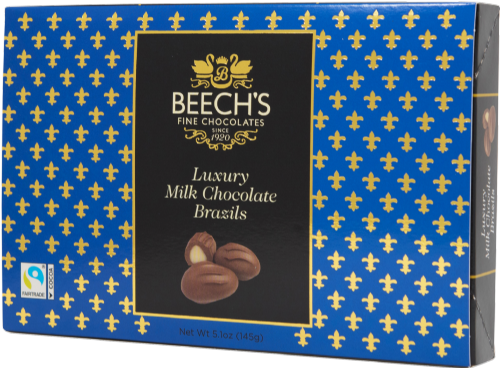 BEECH'S Milk Chocolate Brazils 145g (Pack of 6)