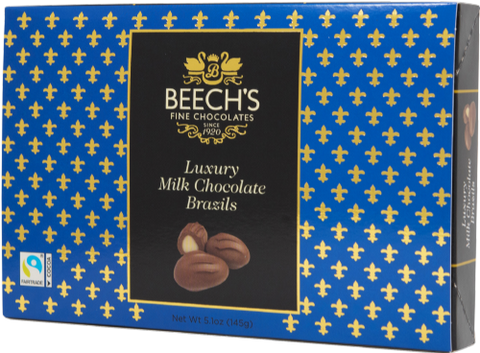 BEECH'S Milk Chocolate Brazils 145g (Pack of 6)