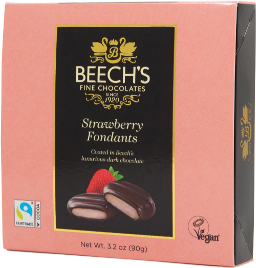 BEECH'S Strawberry Fondants 90g (Pack of 12)