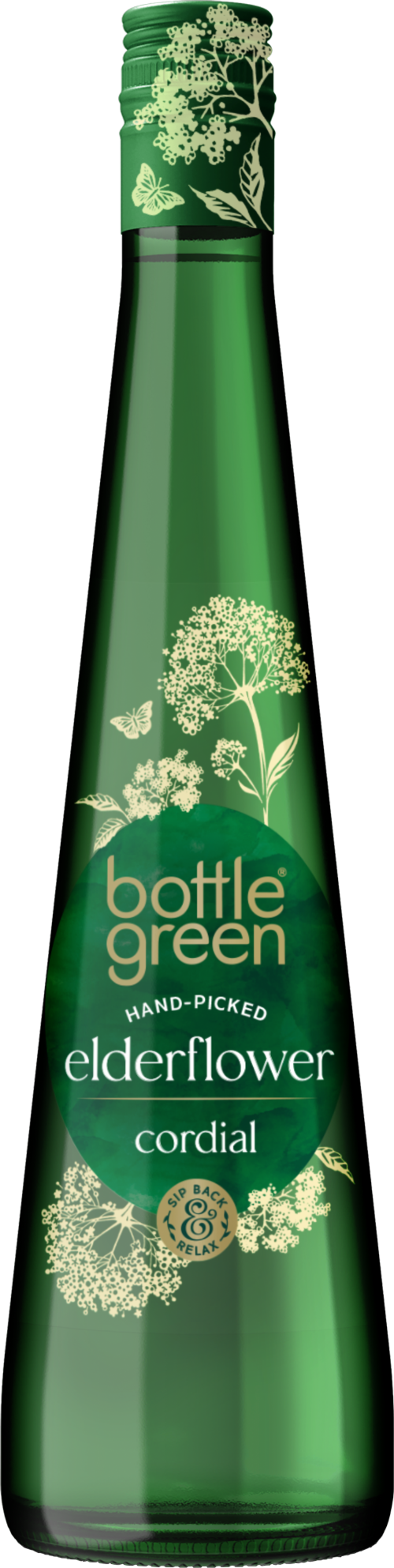 BOTTLEGREEN Elderflower Cordial 500ml (Pack of 6)