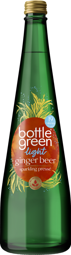 BOTTLEGREEN Light Ginger Beer Sparkling Presse 750ml (Pack of 6)