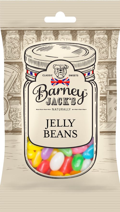 BARNEY JACK'S Jelly Beans 190g (Pack of 12)