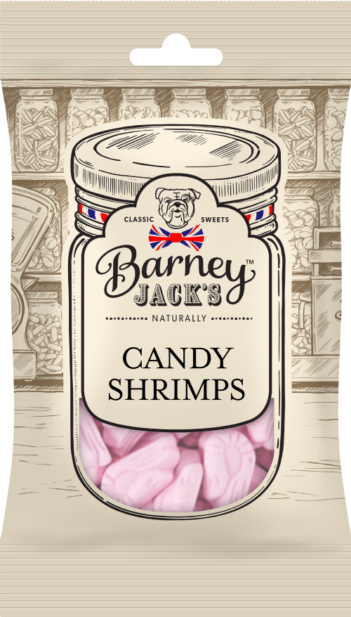 BARNEY JACK'S Candy Shrimps 140g (Pack of 12)