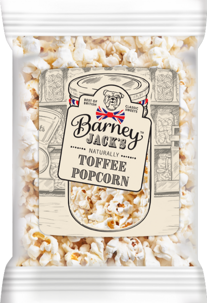 BARNEY JACK'S Toffee Popcorn 170g (Pack of 14)