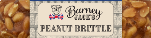 BARNEY JACK'S Peanut Brittle 110g (Pack of 20)