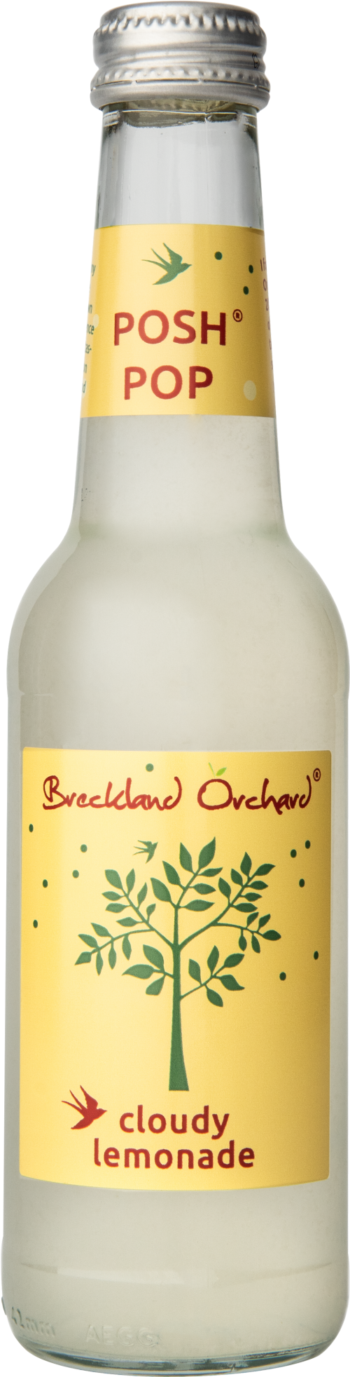 BRECKLAND ORCHARD Posh Pop - Cloudy Lemonade 275ml (Pack of 12)