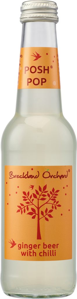 BRECKLAND ORCHARD Posh Pop - Ginger Beer & Chilli 275ml (Pack of 12)