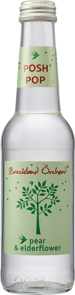 BRECKLAND ORCHARD Posh Pop - Pear & Elderflower 275ml (Pack of 12)