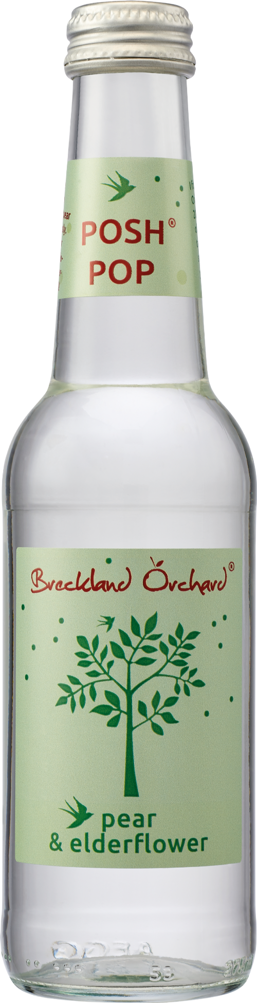 BRECKLAND ORCHARD Posh Pop - Pear & Elderflower 275ml (Pack of 12)