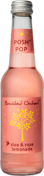 BRECKLAND ORCHARD Posh Pop - Sloe & Rose Lemonade 275ml (Pack of 12)