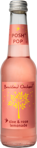 BRECKLAND ORCHARD Posh Pop - Sloe & Rose Lemonade 275ml (Pack of 12)