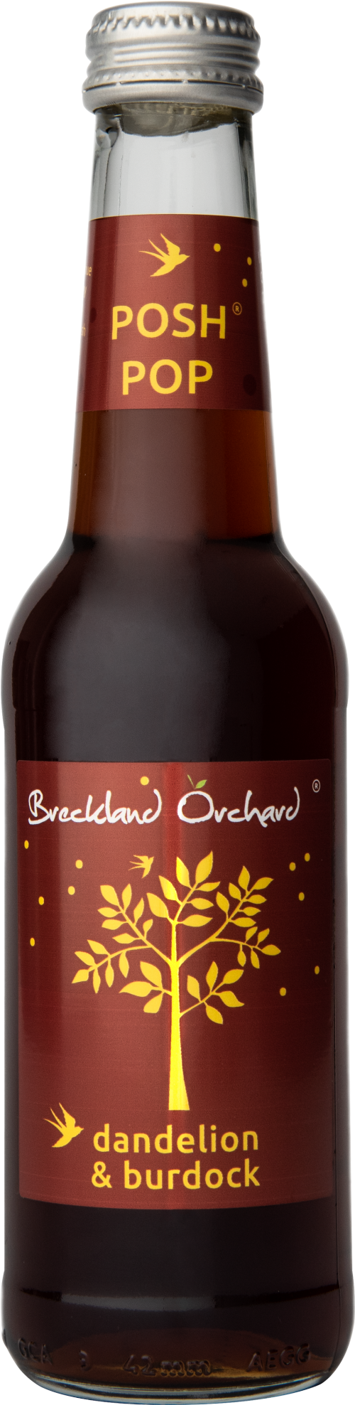 BRECKLAND ORCHARD Posh Pop - Dandelion & Burdock 275ml (Pack of 12)