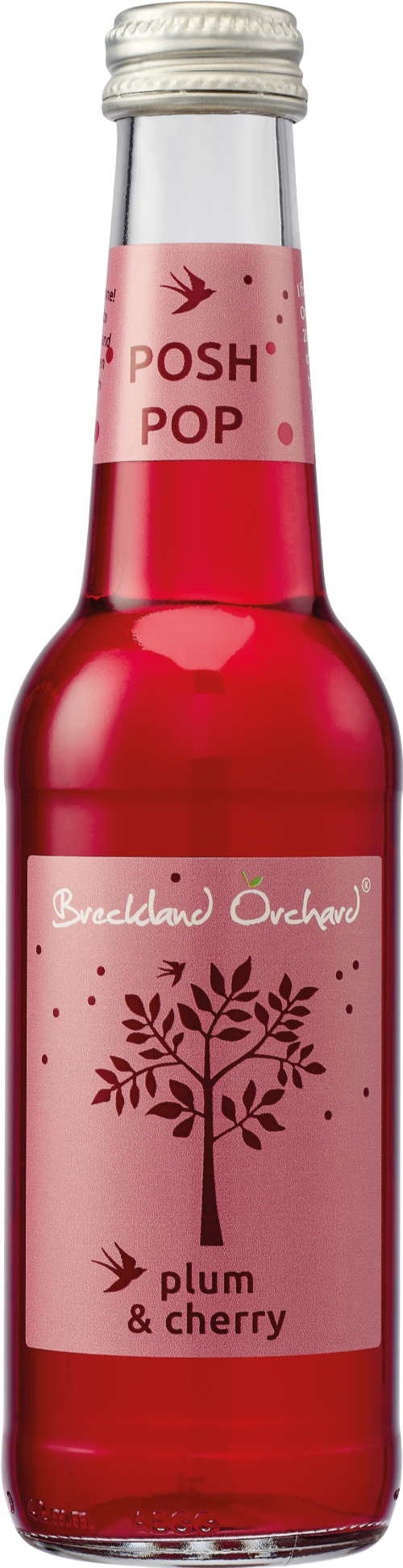 BRECKLAND ORCHARD Posh Pop - Plum & Cherry 275ml (Pack of 12)