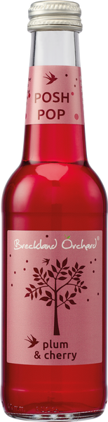 BRECKLAND ORCHARD Posh Pop - Plum & Cherry 275ml (Pack of 12)