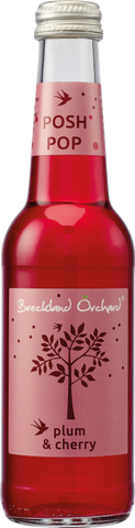 BRECKLAND ORCHARD Posh Pop - Plum & Cherry 275ml (Pack of 12)