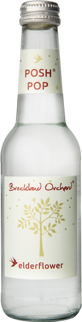 BRECKLAND ORCHARD Posh Pop - Elderflower 275ml (Pack of 12)