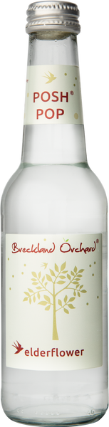 BRECKLAND ORCHARD Posh Pop - Elderflower 275ml (Pack of 12)