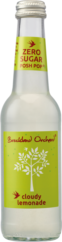 BRECKLAND ORCHARD Zero Sugar Posh Pop Cloudy Lemonade 275ml (Pack of 12)