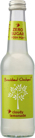 BRECKLAND ORCHARD Zero Sugar Posh Pop Cloudy Lemonade 275ml (Pack of 12)