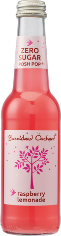 BRECKLAND ORCHARD Zero Sugar Posh Pop Rasp Lemonade 275ml (Pack of 12)