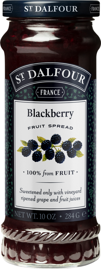 ST DALFOUR Blackberry Fruit Spread 284g (Pack of 6)