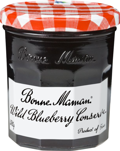 BONNE MAMAN Wild Blueberry Conserve 370g (Pack of 6)