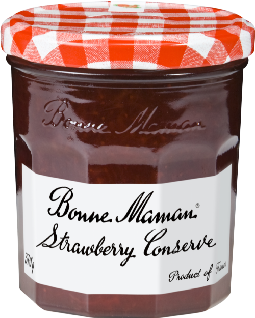 BONNE MAMAN Strawberry Conserve 370g (Pack of 6)