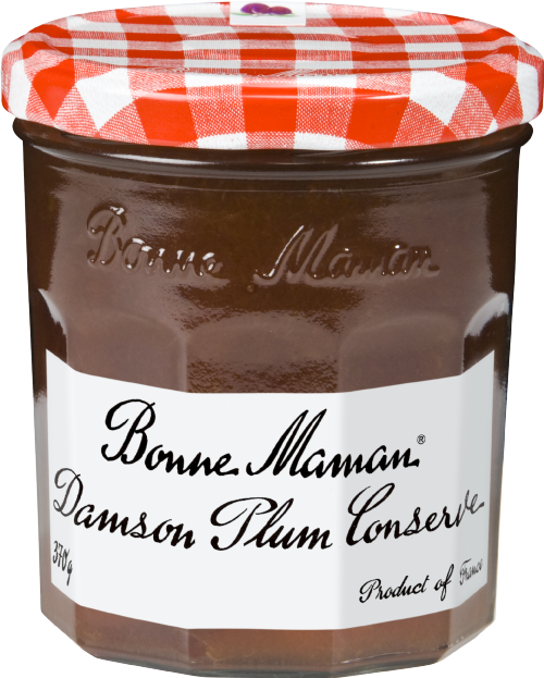 BONNE MAMAN Damson Plum Conserve 370g (Pack of 6)