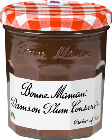 BONNE MAMAN Damson Plum Conserve 370g (Pack of 6)