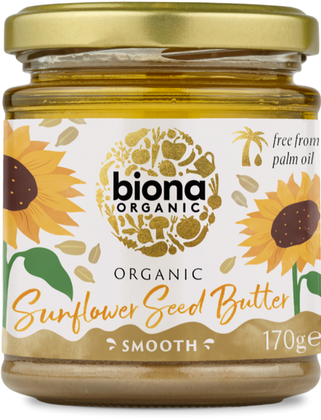 BIONA Organic Sunflower Seed Butter 170g (Pack of 6)