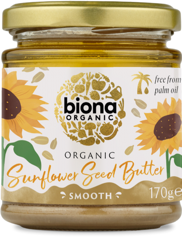 BIONA Organic Sunflower Seed Butter 170g (Pack of 6)