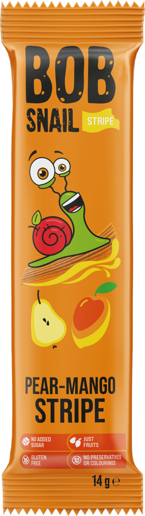 BOB SNAIL Stripe - Pear-Mango 14g (Pack of 30)