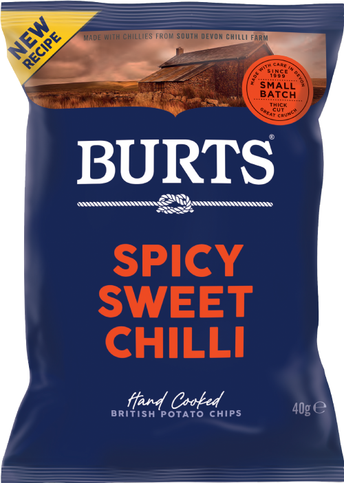 BURTS Potato Chips - Sweet Chilli 40g (Pack of 20)