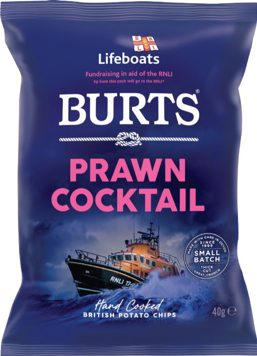BURTS Potato Chips - Prawn Cocktail 40g (Pack of 20)